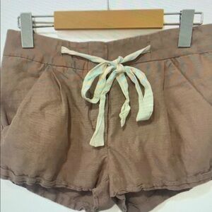 Women's Athletic Shorts in Brown